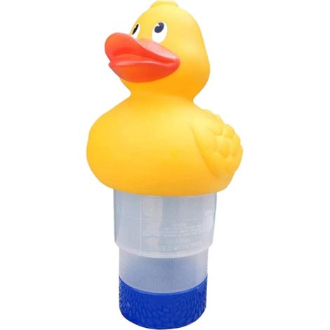 Automatic Floating Chlorine Dispenser Adjustable Feed Float for Chemical Delivery, Duck (1/5)