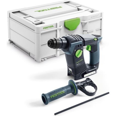 Trapano a percussione a batteria Festool BHC 18-Basic senza batteria e caricabatterie in Systainer M 187 (1/10)