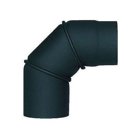 Gomiti Sweden mm.2 Acciaio Nero 90 Gradi Diametro cm. 15 (1/2)