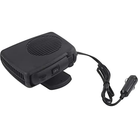 Chauffage de Ventilateur de Refroidissement Automatique de Voiture 12V 200W Portable 2 en 1 en Céramique Ventilateur de Dégivreur Universel pour la Plupart de la Voiture (1/5)