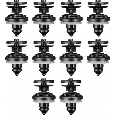 10 clip di fissaggio per rivestimento portiere Ford C-Max Focus Kuga (1/5)