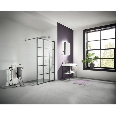 Kermi WALK-IN XD WW2 1000x 2000 BV: 980-1000 SWS ESG klar Clean