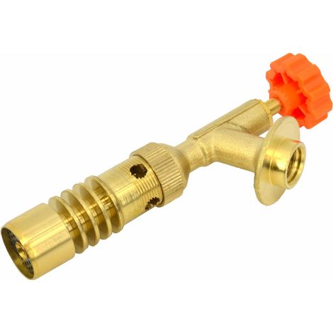 Soplete de gas Elico RK-5003, rosca 7/16", para soldadura, temperatura hasta 1800°C, llama ajustable, diseño ergonómico, ideal para trabajos de precisión.