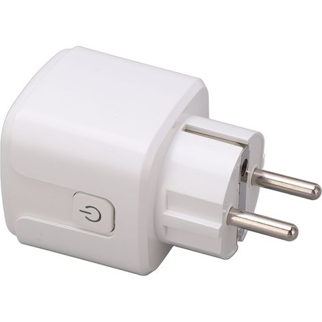 Intelligente WLAN-Steckdose mit Multifunktionstimer und App-Steuerung, vernetzte Steckdose für Schlafzimmer oder Büro, EU-Stecker AC 100–240 V (1/5)