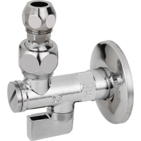 Rubinetto filtro sfera sottolavabo cromato leva alluminio corpo ottone - tipo attacco con snodo - confezione 1