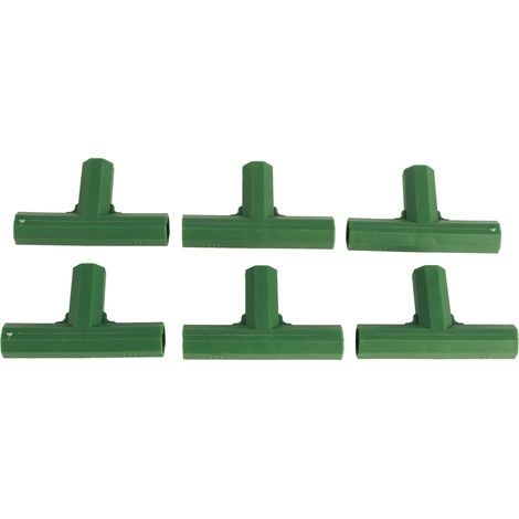 Connecteur de cadre de jardin en plastique pour serre, raccord de meubles, piquets de plantes, joint de tuyau pour clôture et support de fleurs