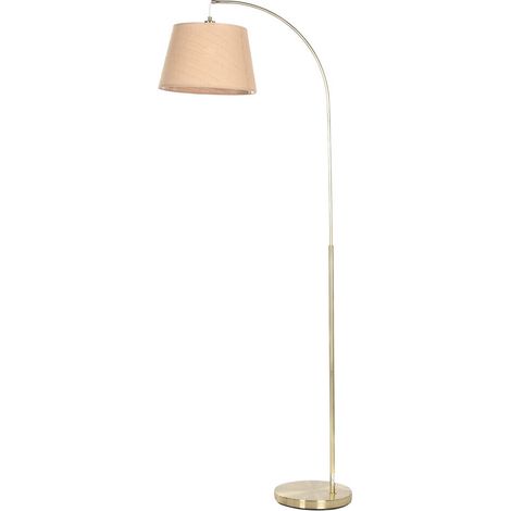 Lampara Pie Metal Bambu 66X35X180 Dorado (1/5)