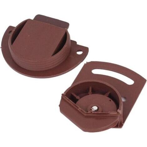 NALOOKAMIC 10 Paires Roulette Placard Porte Coulissante Armoire Garde-robe Roue Guide Poulie Pignon d'engrenage (1/3)
