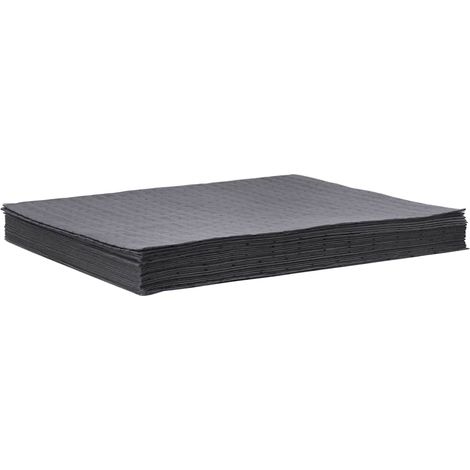 Tampons absorbants d'huile 25 pcs gris 40x50 cm (1/5)