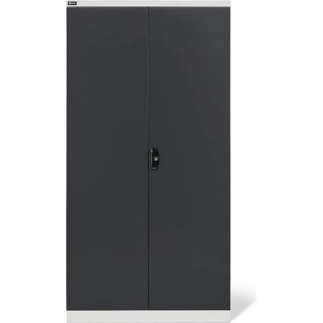 armadio industriale per garage fami "perform 14001" 2 ante, 4 ripiani in metallo antracite 102,3x55,5x200 cm (1/2)