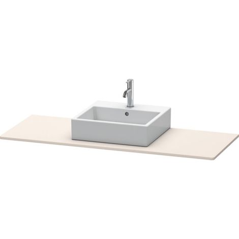 Console Duravit XSquare, 1 découpe au centre, 1400x16x550mm, (1/3)