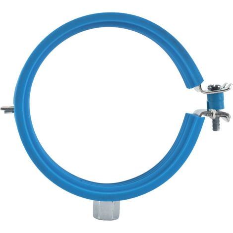 Marley Schalldämmschelle ohne Stockschraube dBlue DN 50 für 50 mm Rohr blau