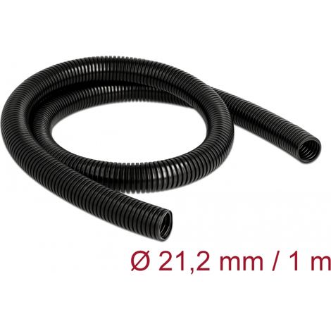 Delock Manguito de protecciÃ³n de cables 1 m x 21,2 mm negro