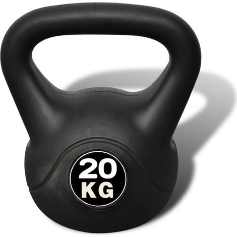 Kettlebell haltère poids musculation haltérophilie exercices gym 20 kg (1/4)