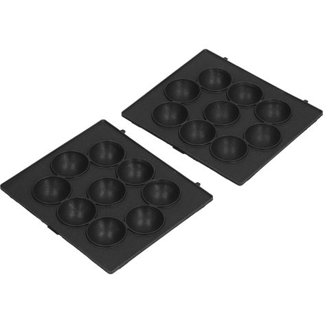 Plaque de cuisson antiadhésive pour boulettes de viande, 9 cavités, en acier inoxydable sans danger, ustensile de cuisine pour four.