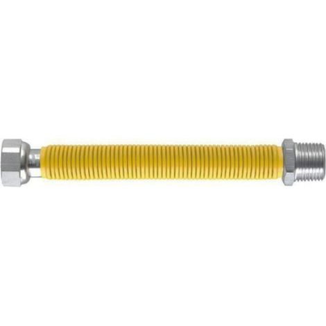 Tubo Flessibile inox estensibile rivestito MF 1/2" Lunghezza =130/220 mm.