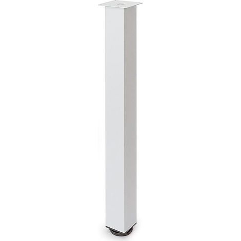 jgo.4patas regulable para mesa rigo 60x60-710 blanco mesa fija
