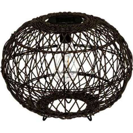 Lampe à Poser Design "Boule Solaire" 31cm Naturel (1/3)