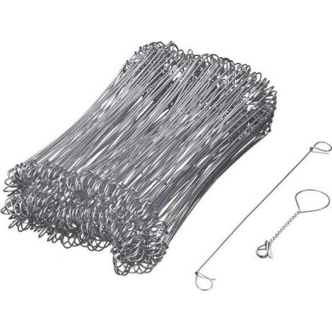 Bridas nature 200 uds acero galvanizado 16 cm 1 mm (1/3)