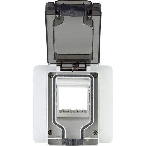 VIMAR - 14963 IP55-Abdeckung mit eingesetztem Stecker 2 m inkl. 3 m