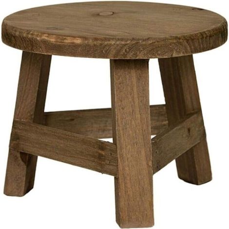 Wooden plant stand, multifunctional high stool for potted plants, for garden decoration (1/5)
