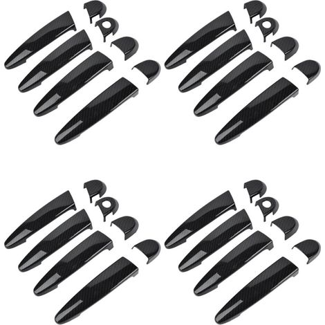 16 maniglie esterne per portiere in fibra di carbonio per BMW Serie 1, Serie 2, Serie 3, Serie 4 E87, E90, E91, E92, E93, F30, X1, X2, X3, X4, X5, X6 (modelli con guida a sinistra) (1/3)