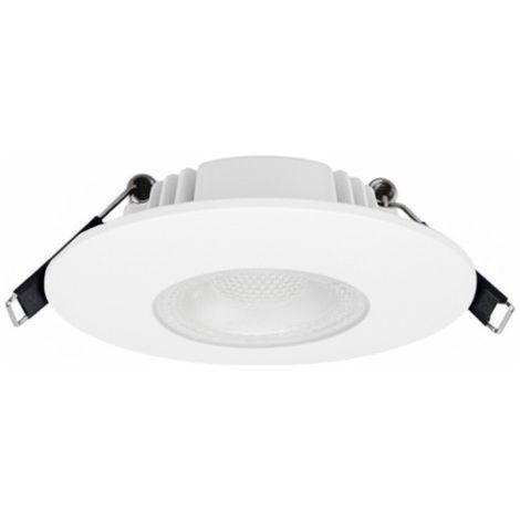 Spot LED encastrable 5W IP65 450lm 3CCT rond blanc LOGAN HOROZ downlight salle de bain (1/5)