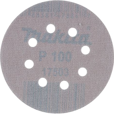 Makita Schleifpapier, 10 Stk., Ø 125 mm, Körnung 100, Art.Nr. D-65844 (1/5)