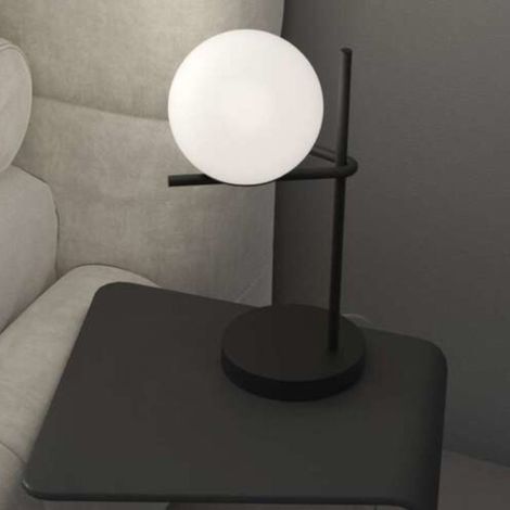 Abat jour moderna top light holly 1201 p ne e27 led metallo vetro