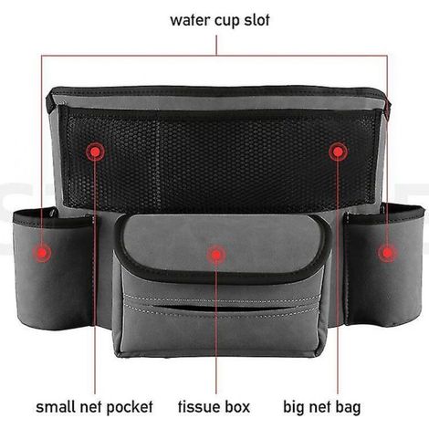Organisateur de coffre de voiture, boîte de rangement multifonction universelle suspendue (1/3)