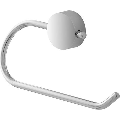 Inbagno Set Accessori Bagno a Muro in Acciaio Cromo Doppio Fissaggio Tasselli e Biadesivo 3M (20x10.5) (1/3)