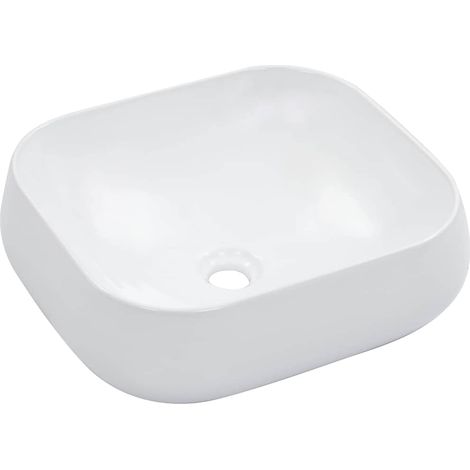Lavabo-Vasque 44,5 x 39,5 x 14,5 cm Céramique Blanc 788441 (1/5)