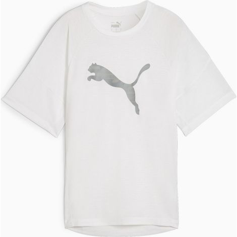 Puma Evostripe Grafik-Damen-T-Shirt weiß 67787602 r S (1/2)