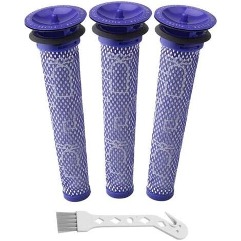3er-Pack Filter für Dyson V6 DC58 / DC59 / DC62 Staubsauger, waschbarer Ersatz-Vorfilter für Dyson Staubsauger, Zubehörteile (1/4)