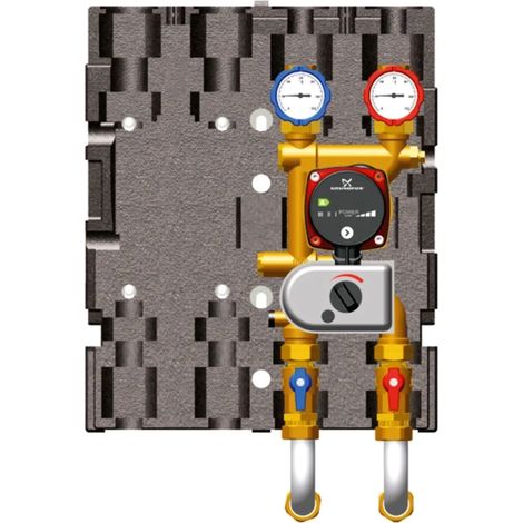 Wolf Gruppo miscelatore BSP-MK 2 alta temperatura con pompa ad alta efficienza, 2071235
