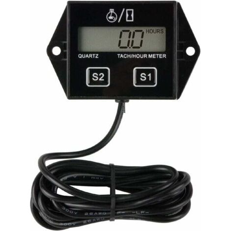 Tacómetro Enowelir, medidor de RPM/horas para gasolina con reinicio inductivo para PPG, motores marinos, bombas de interior y exterior, generadores, 1 unidad 56V (1/3)