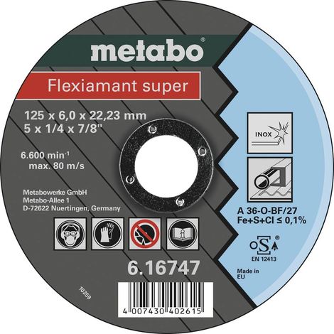 Kotúč Flexiamant Super 125x6x22,2 nerez (1/2)