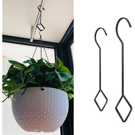 Crochet métallique robuste pour plantes, outil de suspension extensible, crochet d'exposition multifonctionnel, adapté à la décoration d'intérieur (1/5)