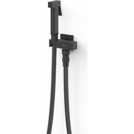 Mitigeur encastré avec douche pour WC Noir mat - TRES 24112351NM