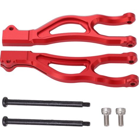 2PCS Bras de Suspension RC en Alliage d'Aluminium Résistant à Haute Température pour Outcast 8S Rouge (1/5)