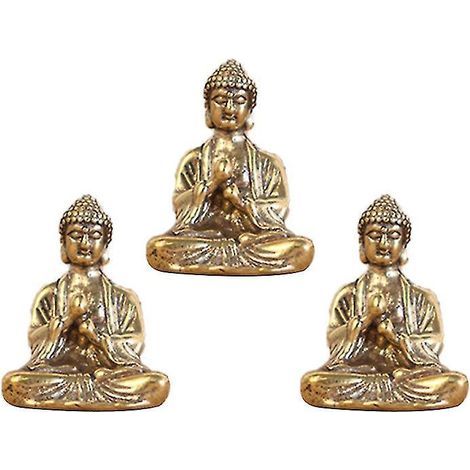 3 mini décorations de Bouddha (1/3)