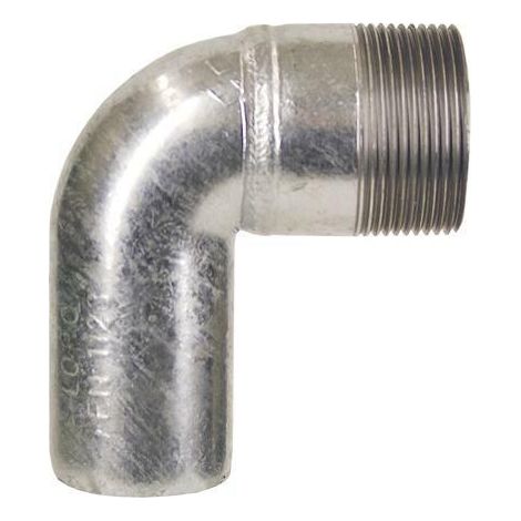 Loro-X-Winkelbogen 521X DN40/90 Gr.m. AG 2" Verbindg.zu Dunsthut 802X (1/2)