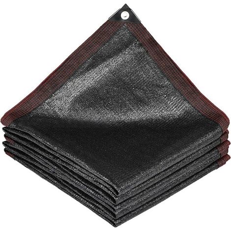 Toile d’ombrage en polyéthylène haute densité (HDPE) 3 x 5 m, perméable à l’air, protection UV 90–95 %, idéale pour jardin, terrasse et extérieur (1/4)