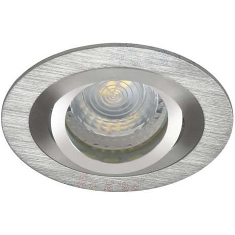 Support spot Led rond encastrable orientable alu brossé - Kanlux-Seidy (1/6)