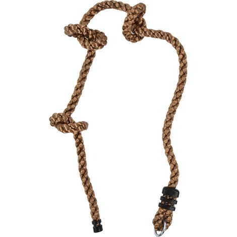 Corde d'escalade pour enfants robuste avec 3 nœuds sécurisés, balançoire suspendue pour arbre ou balcon jardin