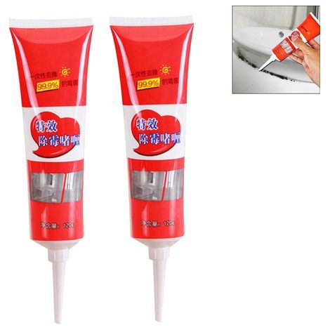 120ml Gel Anti-Moisissure Sols, Pâte Nettoyante Murs, Crème Anti-Moisissure Fissures (1/5)