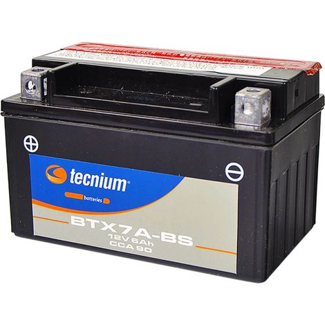 BATTERIA TECNIUM BTX7A-BS 12V 6AH COMPATIBILE CON YTX7A-BS