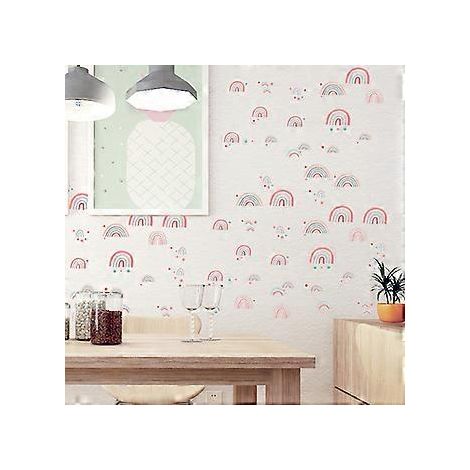 4 Stück Regenbogen-Wandaufkleber, Wandtattoos für Schlafzimmer, Wohnzimmer, TV-Wand