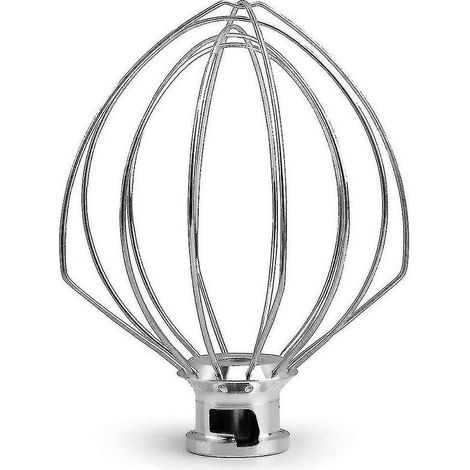 Frusta in acciaio inox per impastatrici KitchenAid – Compatibile con i modelli Artisan e Classic – Dimensioni 125 x 155 mm - 5k452ww (1/5)