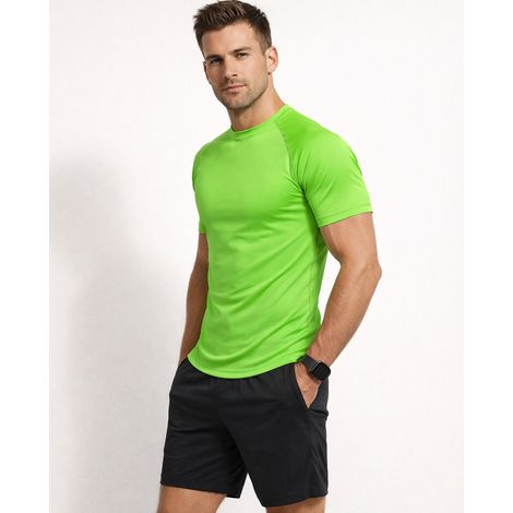 Recea XXL umweltfreundliches, thermoaktives Sportshirt, hellgrün